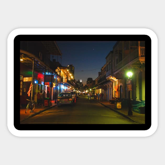 Bourbon Street Sticker by pvjaffe